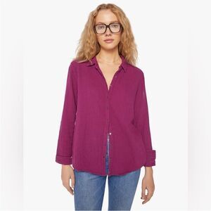 XiRENA Magenta Button-Down Shirt, XS